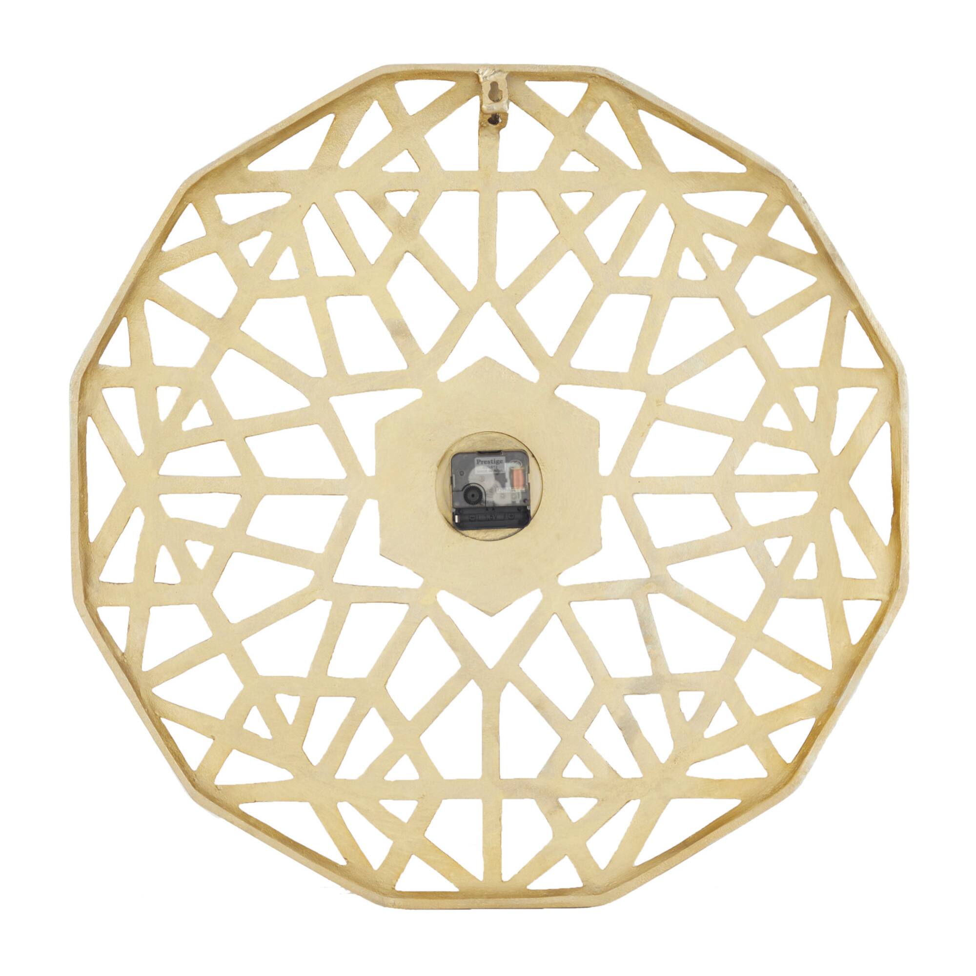 24" Contemporary Abstract Wall Clock